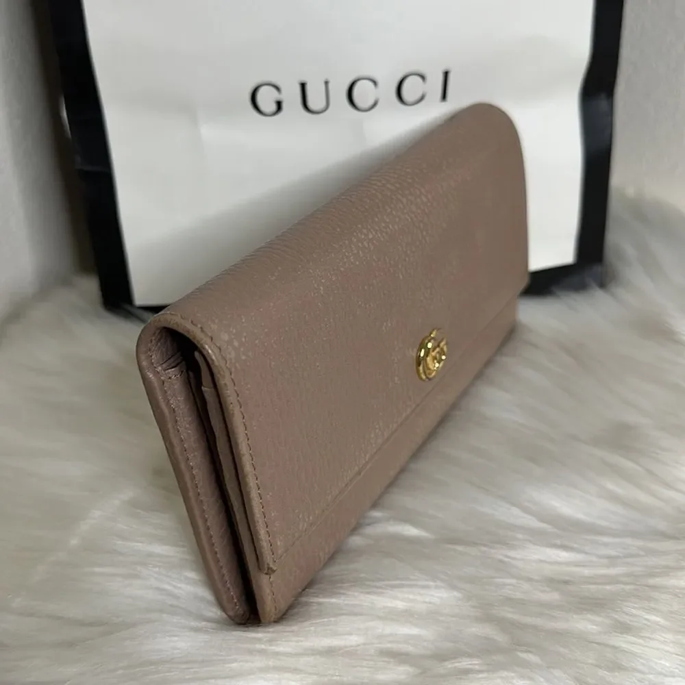 💯Authentic Gucci Zipped Around Long Wallet 🍀 - Picture 3 of 16